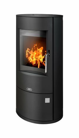 Печь-камин ABX Aspen 5, черная сталь в Красноярске